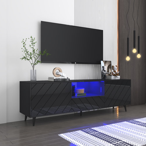 Wayfair Builtin Lighting TV Stands & Entertainment Centers You'll